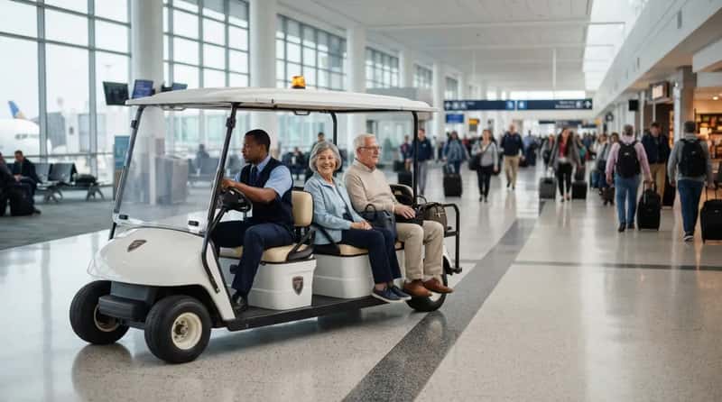 #8 - The Airport Courtesy Cart Nobody Advertises (Image Credits: Gemini)