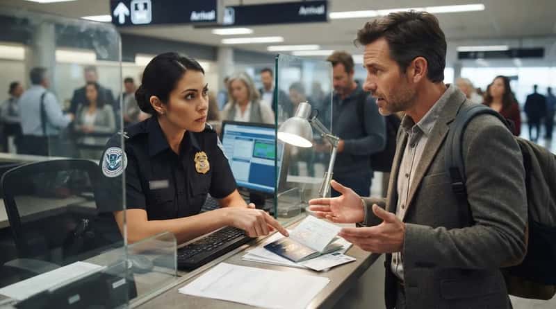 #9 - Giving a Reason for Your Trip That Doesn't Match Your Visa (Image Credits: Gemini)