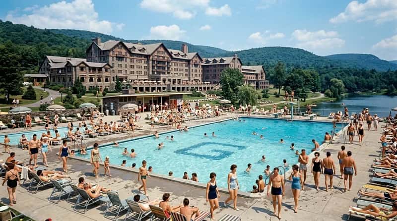 #2 - Grossinger's Resort, the Catskills, New York (Image Credits: Gemini)