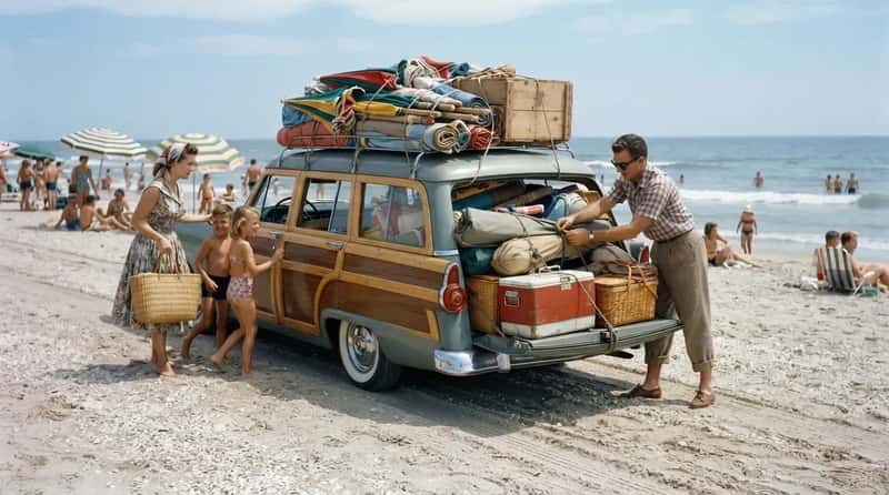#10 - Beach Trips Packed Like a Military Operation (Image Credits: Gemini)