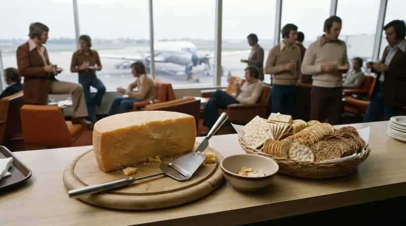 #8 - Wagon-Wheel Cheese Boards Left Out for Self-Serve Snacking (Image Credits: Gemini)