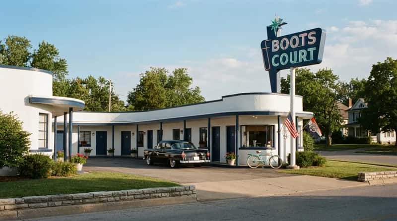 #5 - Boots Court: The Missouri Motel Saved From the Bulldozer (Image Credits: Gemini)