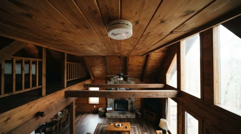 #8 - A Chirping Smoke Detector Mounted Out of Reach (Image Credits: Gemini)
