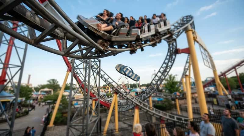 #12 - Flip-Flops on a Ride That Shakes (Image Credits: Gemini)