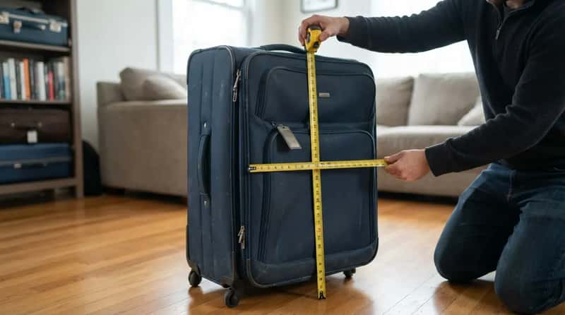 #5 - Buying a "Great Deal" Suitcase That's Secretly Too Big (Image Credits: Gemini)