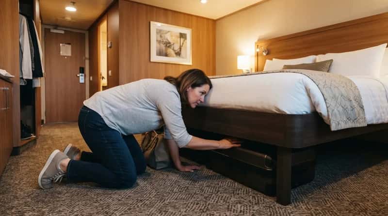 #12 - They Peek Under the Bed Before Unpacking a Single Suitcase (Image Credits: Gemini)