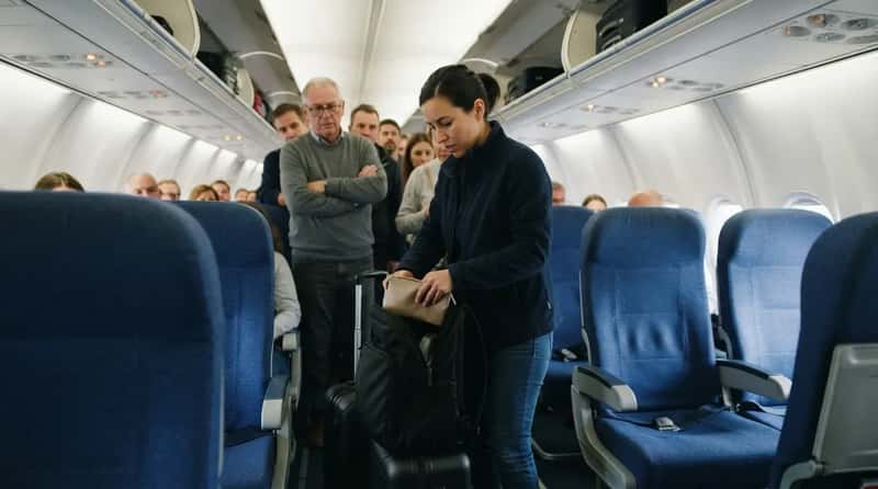 #24 - Digging Through Your Backpack in the Middle of the Aisle (Image Credits: Gemini)