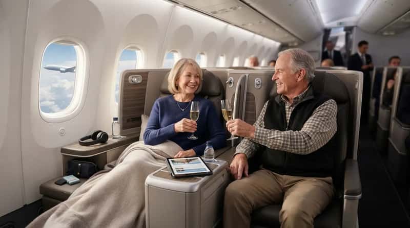 They Fly Business Class Now - And They Don't Feel Guilty About It (Image Credits: Gemini)