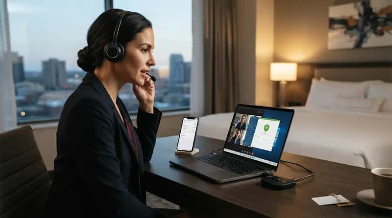 #5 - A Hotspot or VPN, Because Hotel Wi-Fi Is a Crowded Room (Image Credits: Gemini)