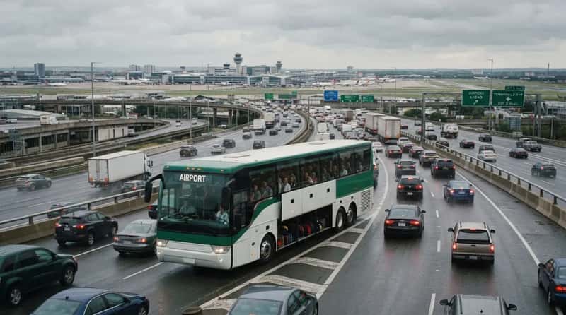 #6 - Intercity Coaches to the Airport: Hostage to the Highway (Image Credits: Gemini)