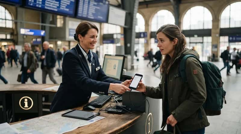 #12 - A Dead Phone Gets Revived at the Info Desk Without an Outlet in Sight (Image Credits: Gemini)