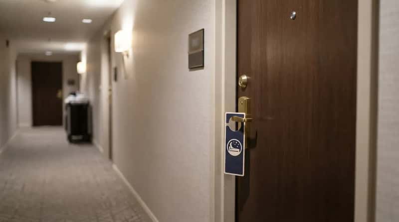 17. They Use the "Do Not Disturb" Sign as a Boundary, Not a Rule Break (Image Credits: Gemini)
