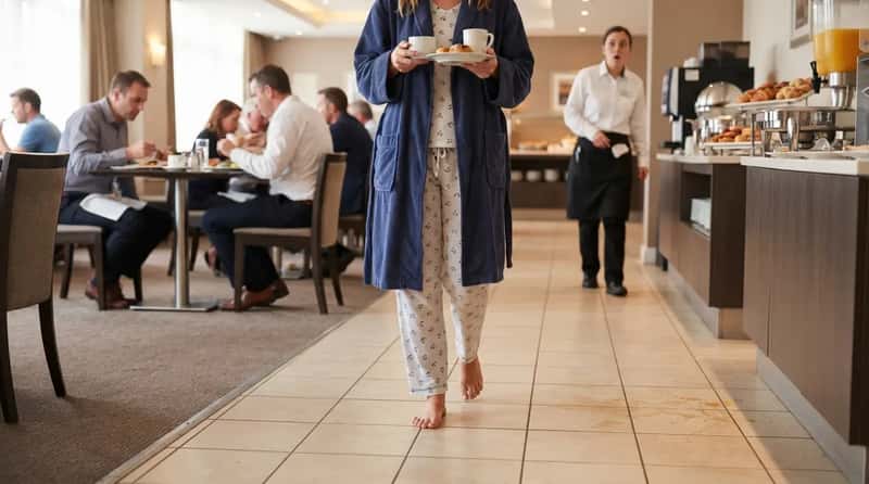 #13 - Showing Up Barefoot in Pajamas (Image Credits: Gemini)
