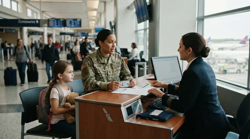 #8 - The Unaccompanied Minor Fee Cut for Military Families (Image Credits: Gemini)