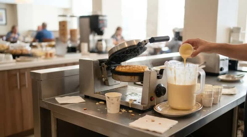 #10 - The Waffle Station Runs on Mix and Timers (Image Credits: Gemini)