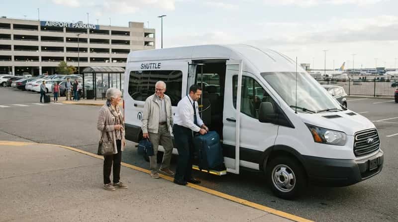 #14 - Off-Airport Parking Where the Shuttle Handles the Heavy Lifting (Image Credits: Gemini)