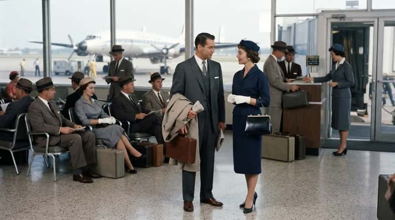 #1 - Dressing Up to Fly Like It Was Actually an Event (Image Credits: Gemini)