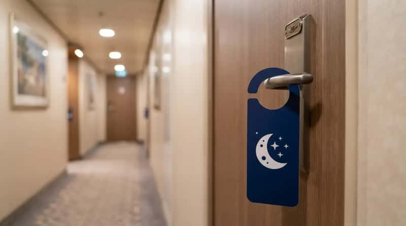 #7 - The Do Not Disturb Sign Is a Message in Code (Image Credits: Gemini)