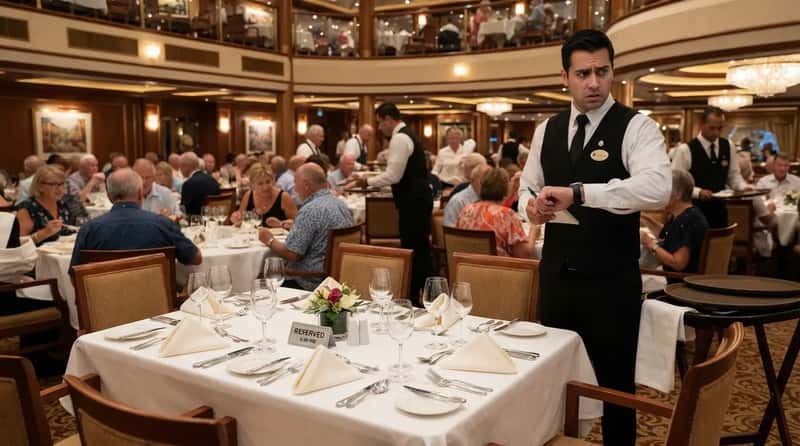 #20 - Strolling In Late to an Assigned Dinner Seating (Image Credits: Gemini)