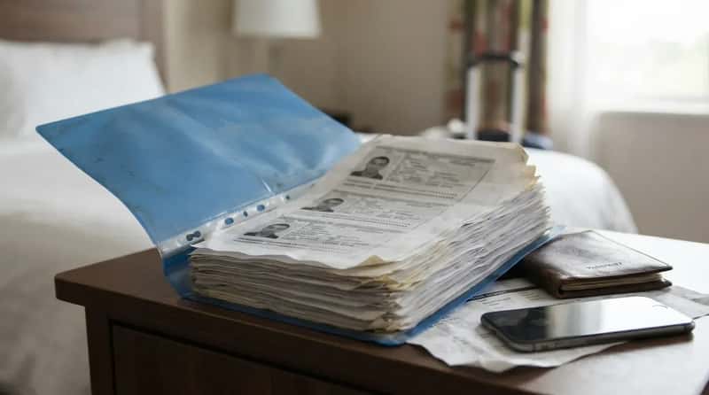 4. A Folder Full of Passport Photocopies Nobody Asks For (Image Credits: Gemini)