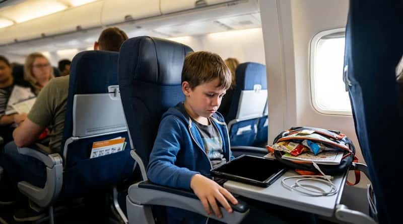 #17 - The Tablet Battery Dies at 30,000 Feet (Image Credits: Gemini)