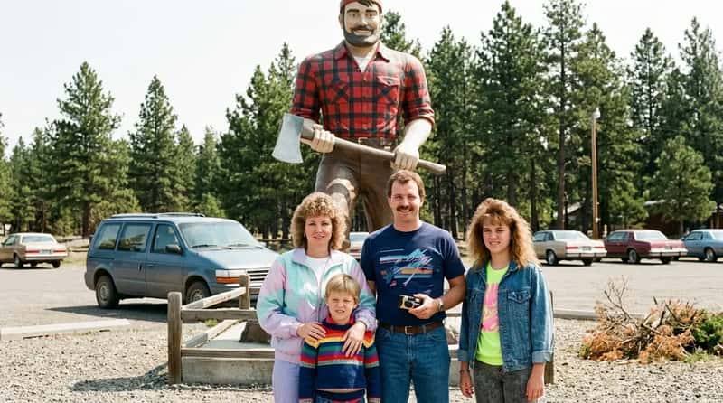 #11 - The Entire Family in Front of a Giant Roadside Attraction (Image Credits: Gemini)