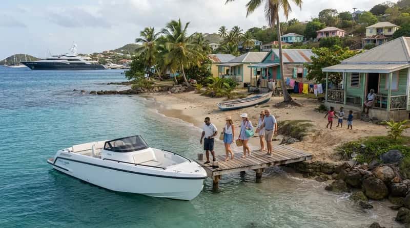 13. The Beach Club You're Motoring Toward Is Someone's Home (Image Credits: Gemini)