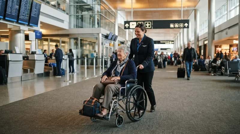 #19 - Free Wheelchair Help From Curb to Gate (Image Credits: Gemini)