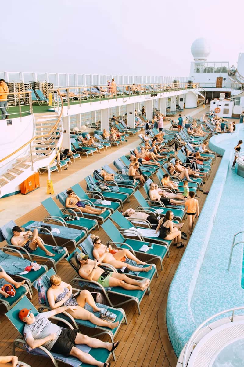 3. Reserving deck chairs they never actually use (Image Credits: Unsplash)