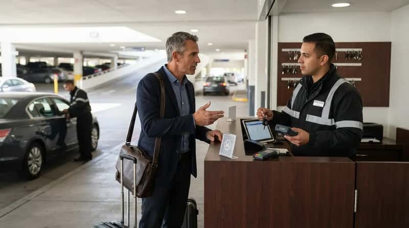 #8 - They Ask the Valet About a Battery Check (Image Credits: Gemini)
