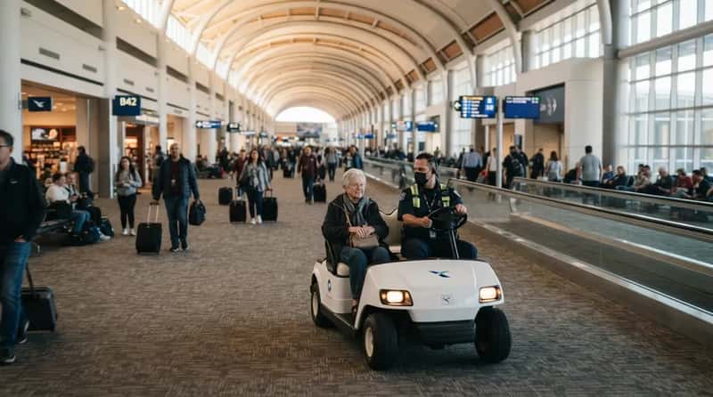 #22 - A Cart Ride Across a Terminal That Feels a Mile Long (Image Credits: Gemini)
