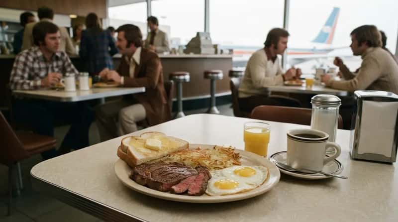 #11 - A Full Steak-and-Eggs Breakfast Cost Only a Few Dollars (Image Credits: Gemini)
