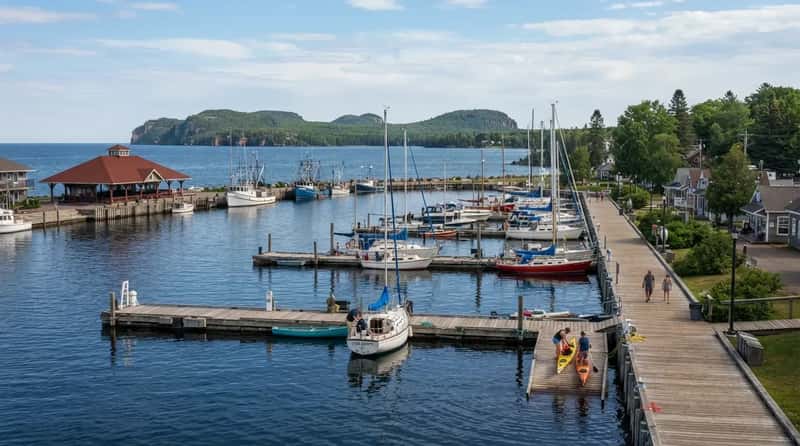 #12 - The Wisconsin Harbor Town Everyone Skips for the Bigger Lake (Image Credits: Gemini)