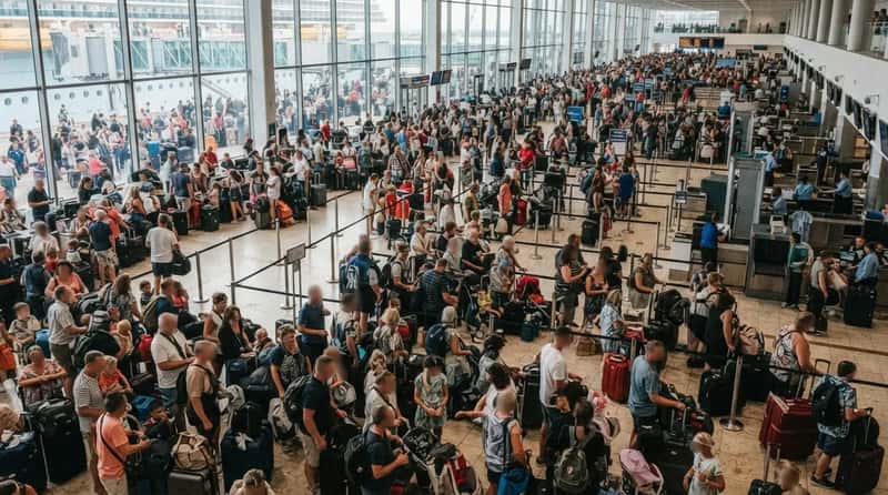 #4 - Embarkation Day Chaos Is the Worst of the Entire Week (Image Credits: Gemini)