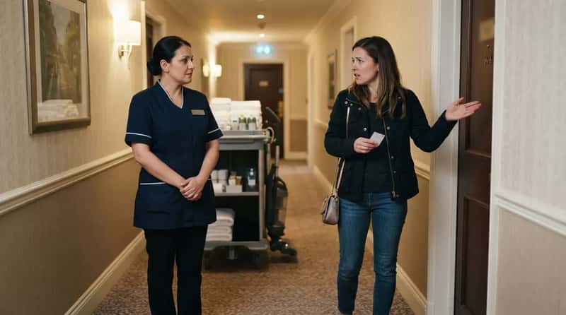 #12 - Asking Housekeeping to Let Them Into a Locked Room (Image Credits: Gemini)