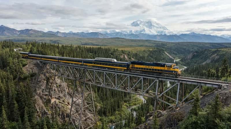 #3 - Alaska Railroad's Denali Star: A 356-Mile Trip Where the Wild Wins (Image Credits: Gemini)