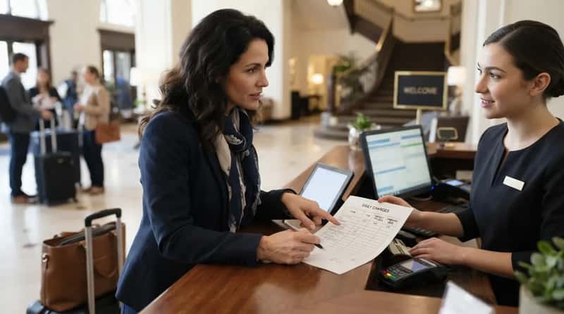 #6 - They Confirm Resort Fees and Parking Charges Before Signing Anything (Image Credits: Gemini)