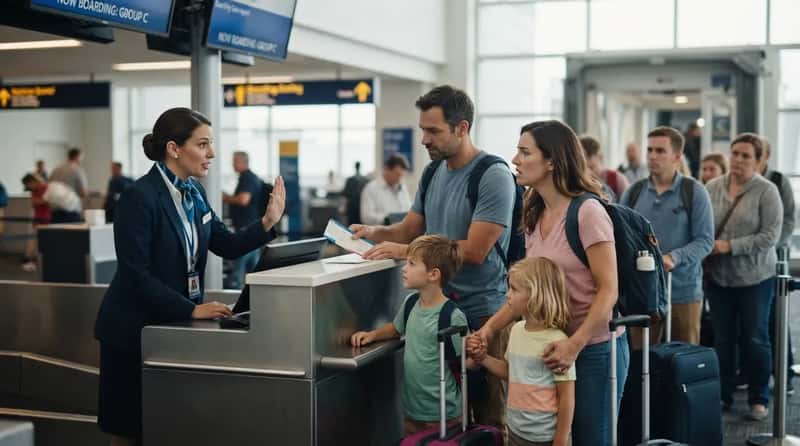 #15 - Insisting the Whole Family Must Board Together, Regardless of Group (Image Credits: Gemini)