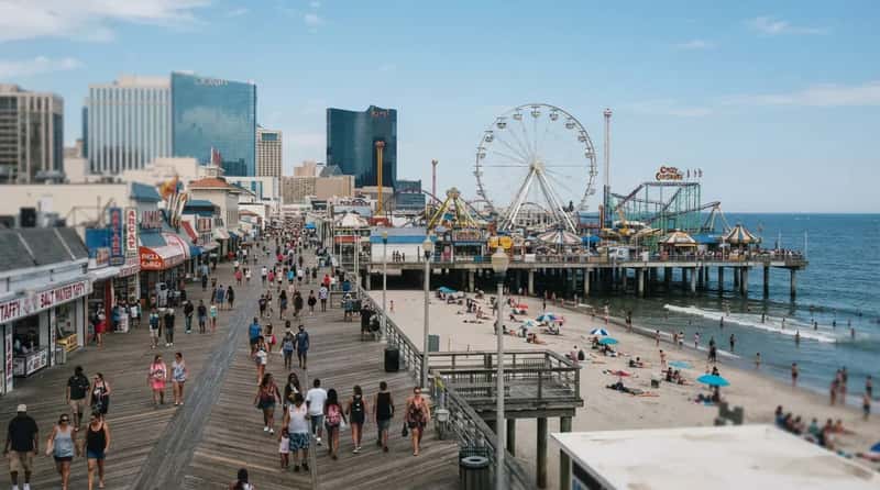 #5 - Atlantic City: The Boardwalk Playground That Bet Everything on Casinos (Image Credits: Gemini)