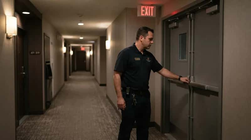 #6 - Someone Is Walking the Halls and Testing Every Exit Door (Image Credits: Gemini)