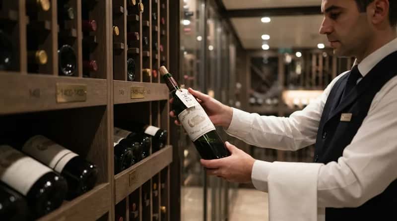 #7 - Unfinished Wine Bottles Saved With Your Room Number (Image Credits: Gemini)