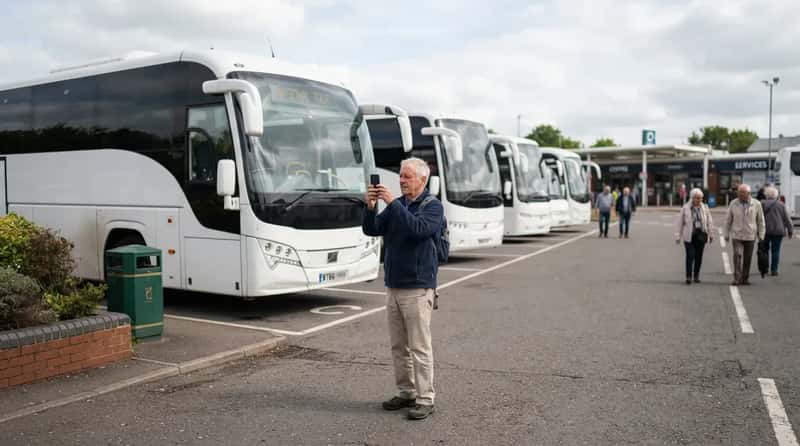 #10 - They Photograph the Coach Before Walking Away (Image Credits: Gemini)