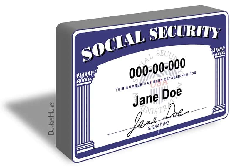 1. Your Social Security Card (DonkeyHotey, Flickr, CC BY 2.0)
