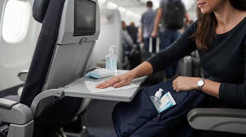 #11 - Hand Sanitizer or Wipes, Always Accessible (Image Credits: Gemini)