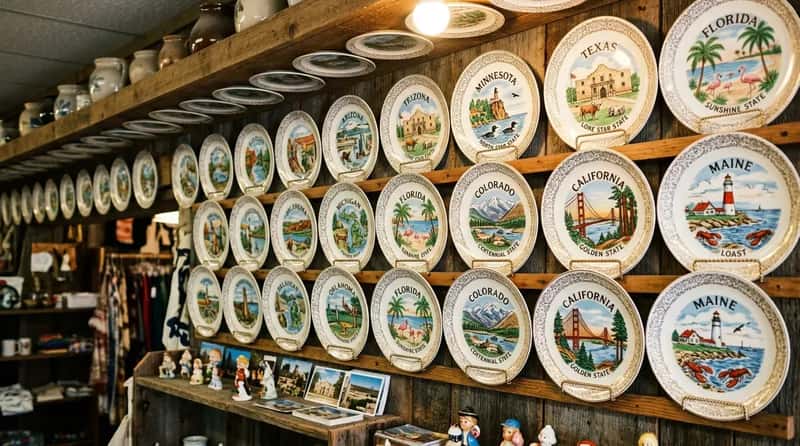 #21 - State-Specific Souvenir Plates (Image Credits: Gemini)