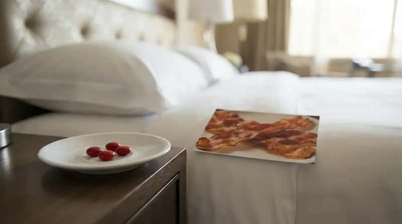 #25 - Exactly Three Red M&Ms and a Photo of Bacon (Image Credits: Gemini)