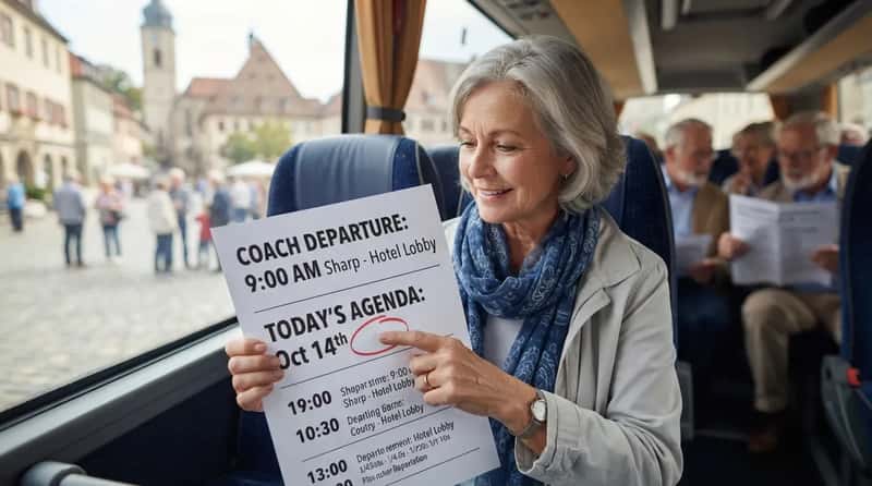 #11 - The Schedule Printed Big Enough to Actually Read (Image Credits: Gemini)