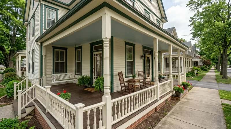 #1 - The Full-Length Porch That Faces the Street (Image Credits: Gemini)
