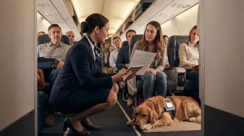 #5 - The Dog in the Aisle and the Paperwork Behind It (Image Credits: Gemini)