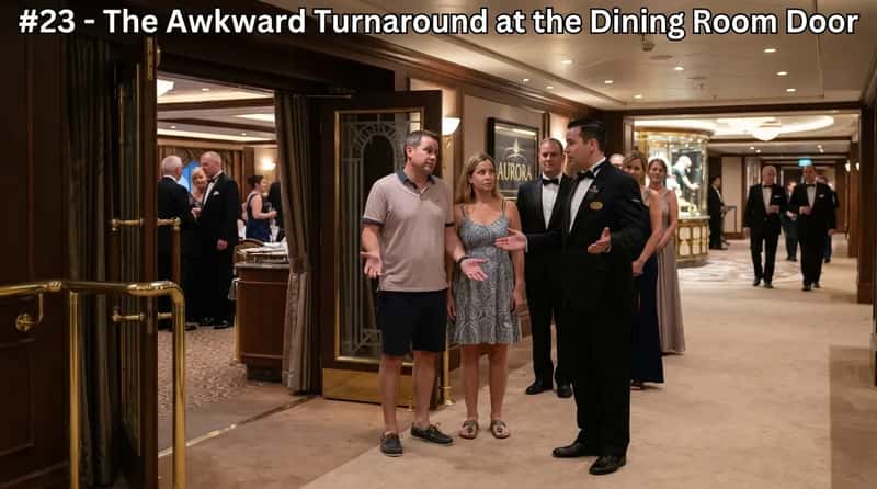 #23 - The Awkward Turnaround at the Dining Room Door (Image Credits: Gemini)